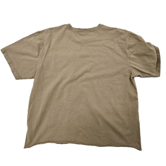 Carhartt Pocket Tee Shirt, Size Large, Tan Beige Brown Work, Preowned - Picture 4 of 4